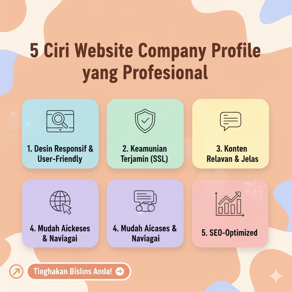 5 Ciri Website Company Profile yang Profesional