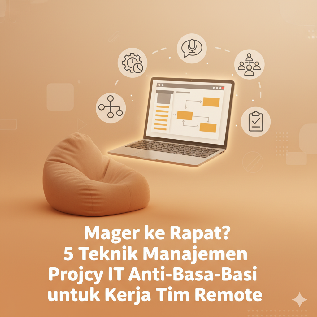 Mager ke Rapat? 5 Teknik Manajemen Proyek IT Anti-Basa-Basi untuk Kerja Tim Remote