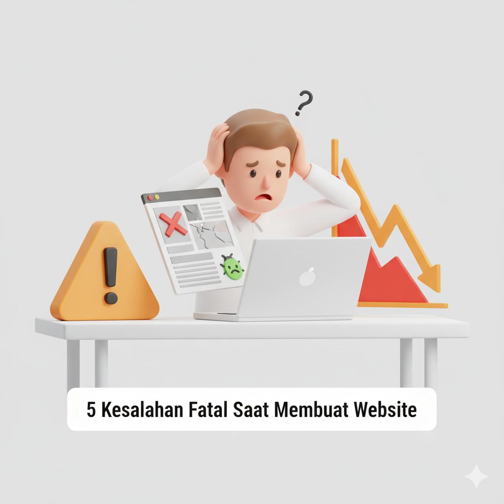 5 Kesalahan Fatal Saat Membuat Website Perusahaan